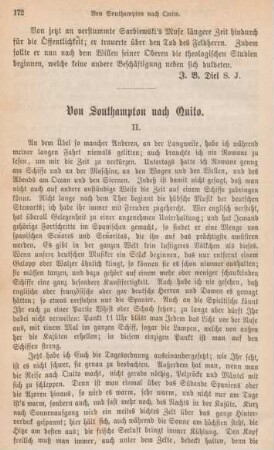 172-184 Von Southampton nach Quito : Fortsetzung