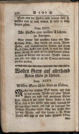 Wollen Garn auf allerhand Arten schön zu färben.