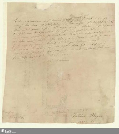 202: Brief von Julius Mosen an Robert Schumann - Mus.Schu.202