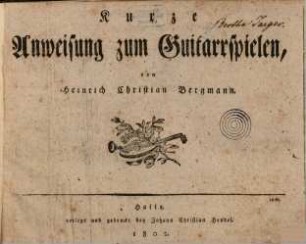 Kurze Anweisung zum Guitarr spielen