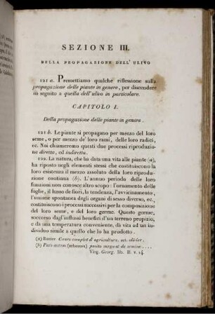 Sezione III. Della Propagazione Dell' Ulivo