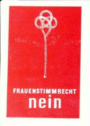 Frauenfeindliche Aktion zu "70 Jahre Frauenstimmrecht"
