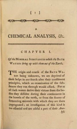 Three tracts on Bath Water