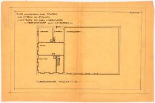 Umbau eines Wirtschaftsgebäudes, Oberschondorf: Grundriss OG 1:100
