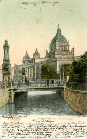 Leipzig: Reichsgericht - Karl Tauchnitzbrücke