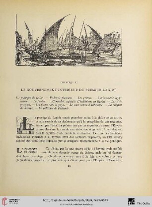 Chapitre II: Le gouvernement intérieur du premier Lagide