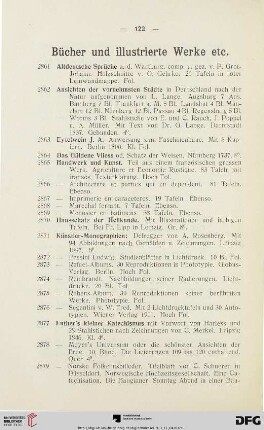 Bücher und illustrierte Werke (Nr. 2861-2882)