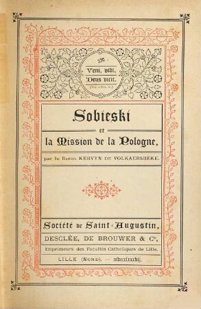 Sobieski et la mission de la Pologne