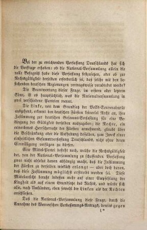 Ueber vertragsmäßige Vereinbarung der deutschen Verfassung mit den Fürsten