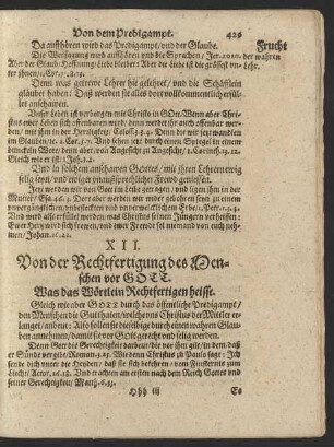 XII. Von der Rechtfertigung des Menschen vor Gott