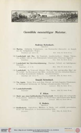 Gemälde neuzeitiger Meister (Nr. 115-389)