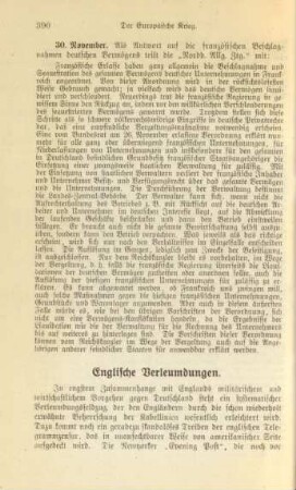 Englische Verleumdungen
