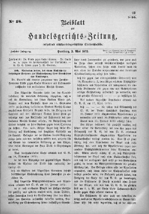 No. 18. 3. Mai 1873