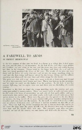 A Farewell to Arms