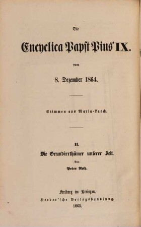 Die Grundirrthümer unserer Zeit