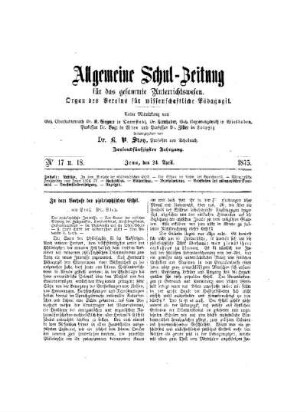 In dem Vorhofe der philosophischen Ethik