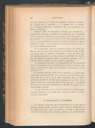 La reciprocidad de ciudadanía