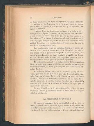La reciprocidad de ciudadanía