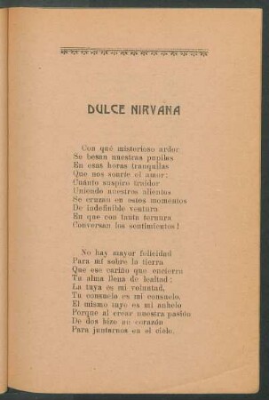 Dulce nirvana