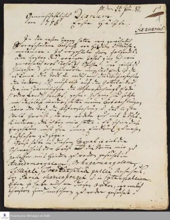 Tagebuch von Jacob Klein, Johann Friedrich König, Christoph Samuel John, Johann Peter Rottler, einzeln unterzeichnet von Jacob Klein, Johann Friedrich König und Johann Peter Rottler.