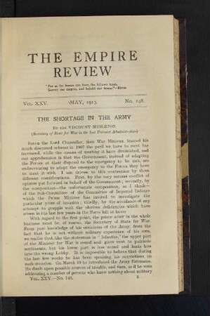 Vol. XXV. May, 1903. No. 148.