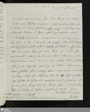 Nr. 46-51: Forster an die Vossische Buchhandlung. Juli/August 1791.
