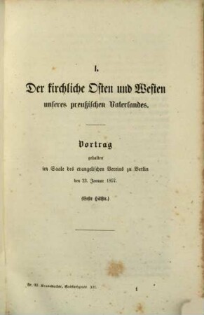 Heimisches und Fremdes : in öffentlichen Vorträgen