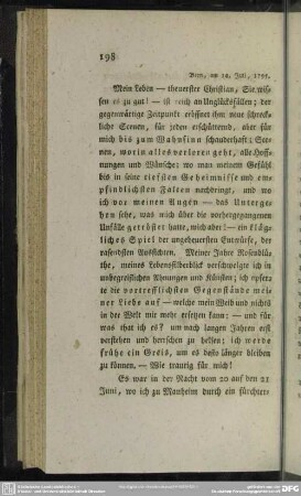Bern, am 10. Juli, 1795