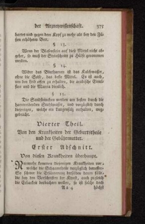 Erster Abschnitt. Von diesen Krankheiten überhaupt.