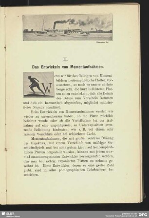 II. Das Entwickeln von Momentaufnahmen