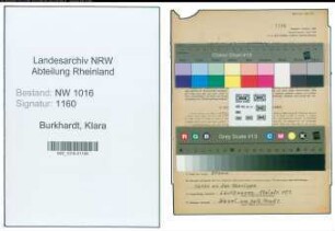 Entnazifizierung Klara Burkhardt , geb. 08.05.1907 ()