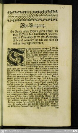 Leichenpredigt : Vor-Eingang, Textus, Eingang, Abhandlung, Gebrauch