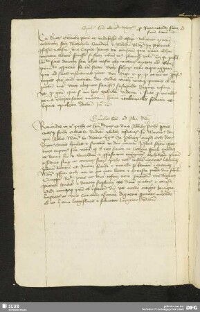 61v-62r: Vier Musterbriefe betr. Entsendung eines Bruders in ein anderes Kloster