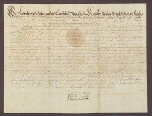 Das Reichskammergericht weist auf Klage von Trier (Speyer) Baden an, den Vollzug der kaiserlichen Mandate, die Präzedenz in Gernsbach betreffend, nachzuweisen und sich über die Streiteinlassung zu erklären