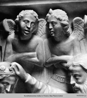 Antependium mit Szenen aus dem Leben Mariens : Die Krönung Mariens
