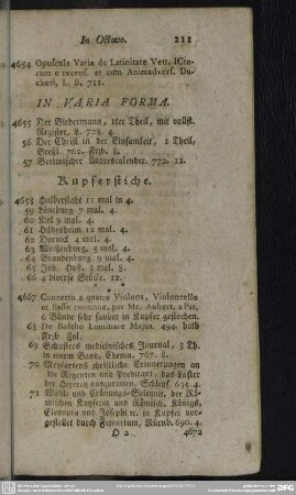 [Libri] In Varia Forma