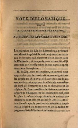 Pièce importante et inédite sur la révolution d'Espagne : avec un préambule et des notes