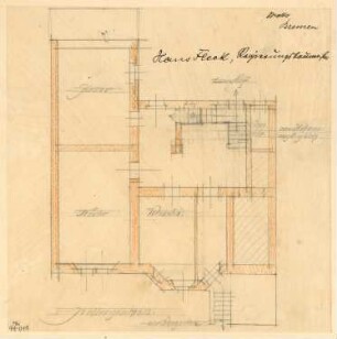 Einfamilienhaus Monatskonkurrenz Dezember 1905: Grundriss Keller