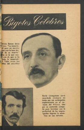 Bigotes célebres - [Ilustración]