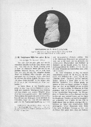 Medaillonbildnis von Dr. Ernst Ludwig Heim