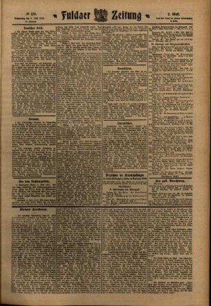 Zweite Ausgabe vom Donnerstag, den 09. Juni 1910.