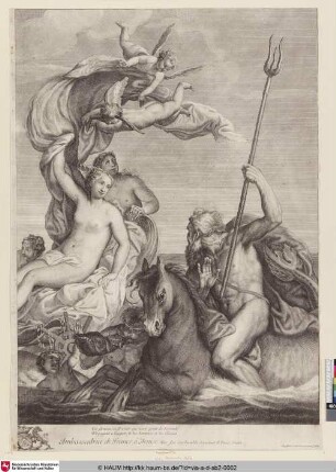[Der Triumph der Galatea, rechtes Blatt; Galatée Triomphe sur l'Onde]