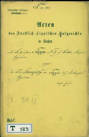 Tappe Nr. 9, Leibzüchter zu Lütte gegen Langhof modo Tappe Nr. 9 zu Lütte - Zinsen