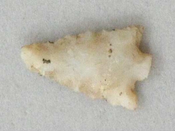 Stone arrowhead