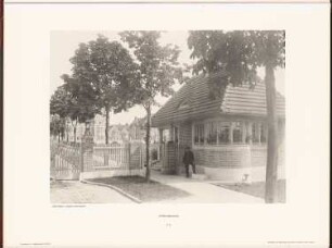 Irrenhaus, Berlin-Buch: Ansicht Pförtnerhaus (aus: Neubauten der Stadt Berlin, Bd. VII, 1908)