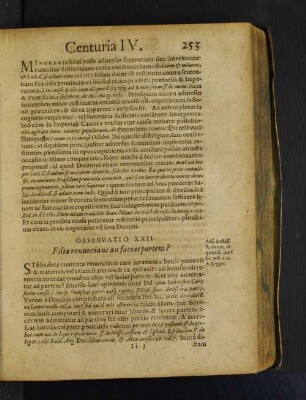 Observatio XXII. Filia renuncians an faciat partem?