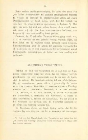 Algemeene vergadering