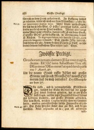Zwölffte Predigt
