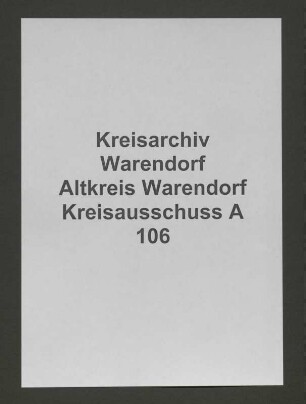 Kreischaussee Warendorf-Sassenberg-Versmold, Spez.