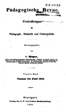 3: Pädagogische Revue - 4.1842